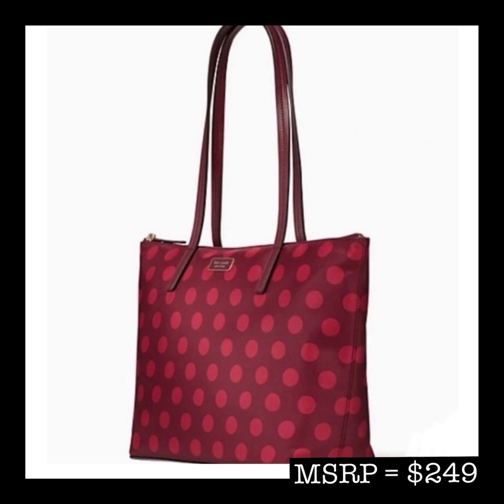 Kate Spade hayden top zip tote